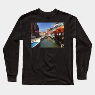 Burano Island Venezia Italy Long Sleeve T-Shirt